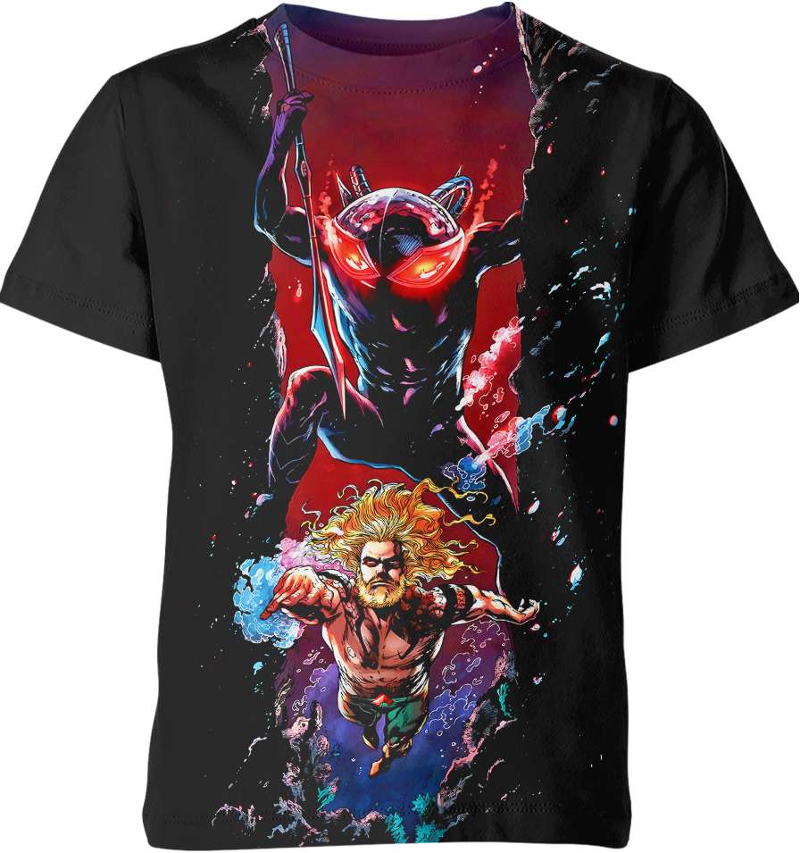 Black Manta from Aquaman Shirt: Channeling the Wrath of the Deep Sea Villain
