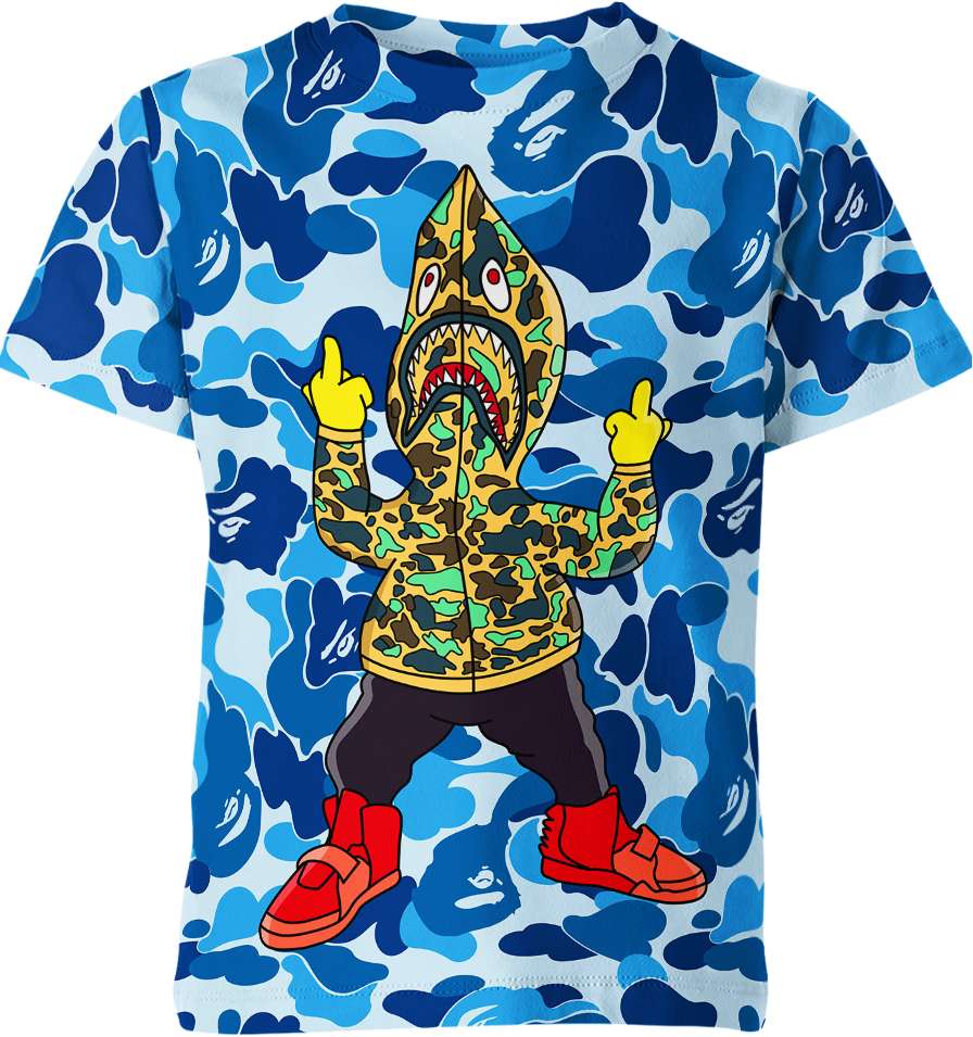 Unveiling the Vibrant World of 3D All-Over Print T-Shirts: Simpsons T-shirt- A Fusion of Style and Nostalgia