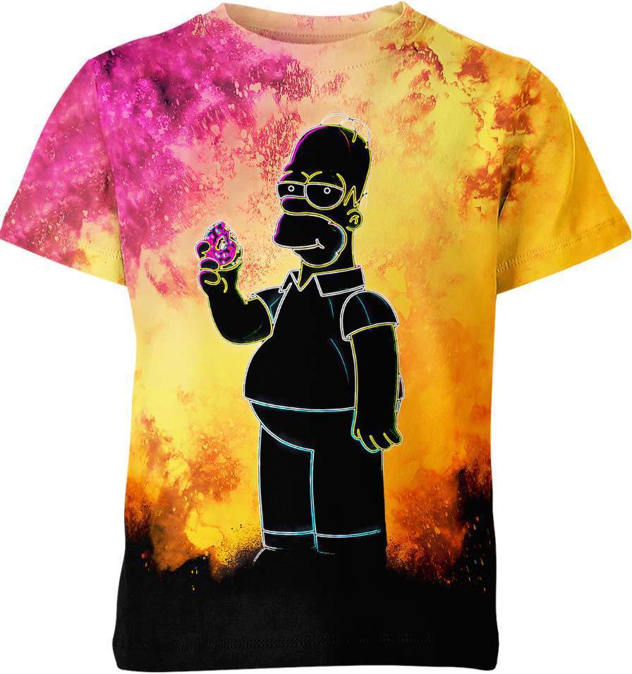Unveiling the Vibrant World of 3D All-Over Print T-Shirts: Simpsons T-shirt- A Fusion of Style and Nostalgia