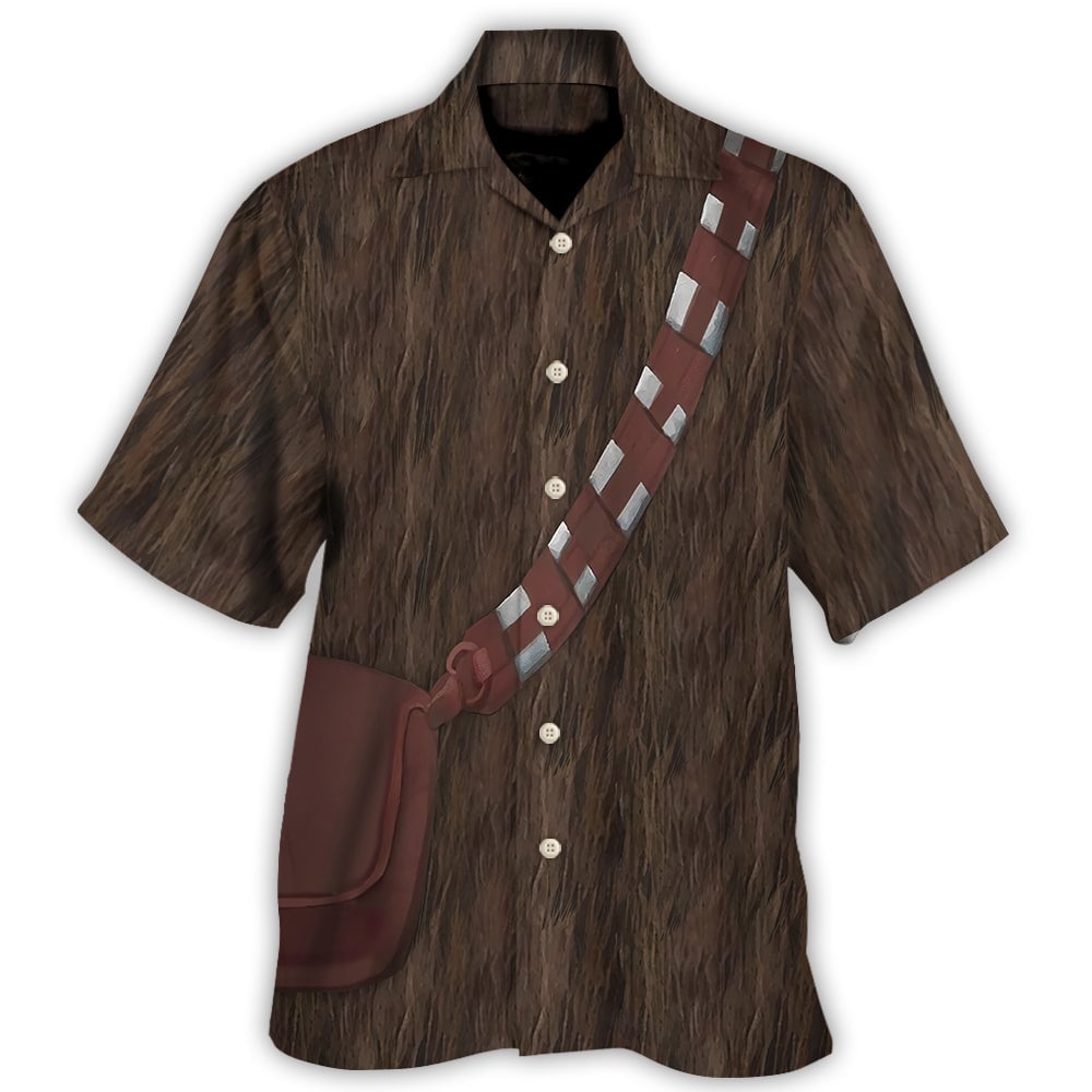 Chewbacca Cosplay Hawaiian Shirt, Star Wars Hawaiian Shirt