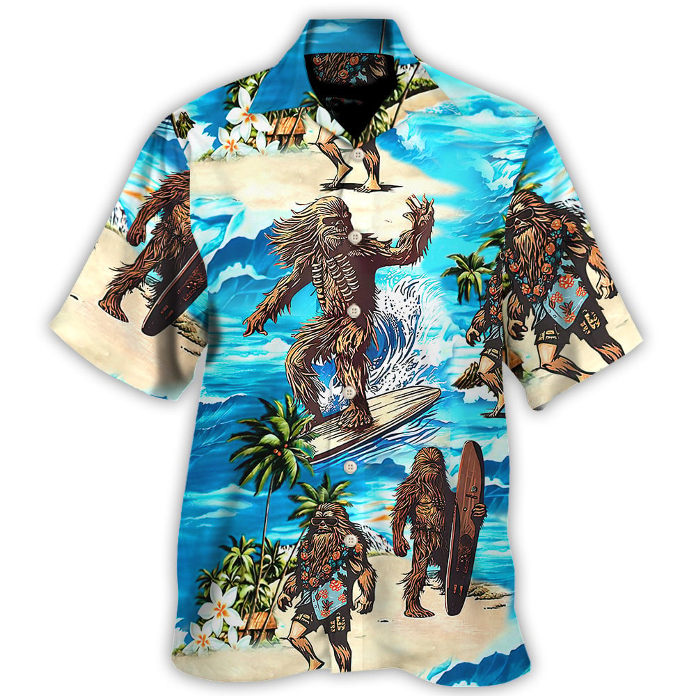Star Wars Hawaiian Shirt, Chewbacca Surfing Hawaiian Shirt