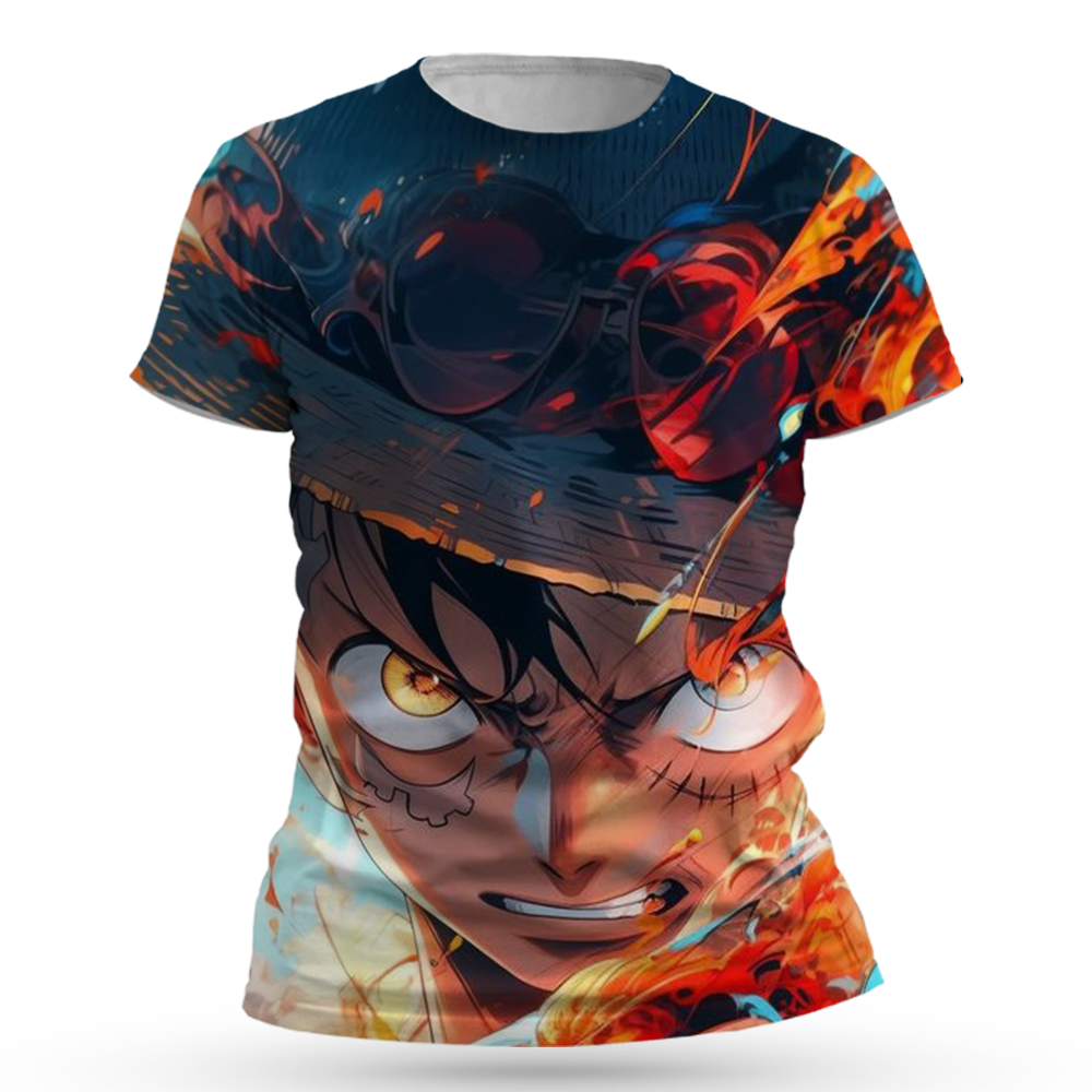 One Piece Monkey D. Luffy All Over Print T-Shirts