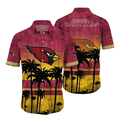 NFL Arizona Cardinals Hawaiian Shirt Vintage Aloha Sunset Gift For Great Dad