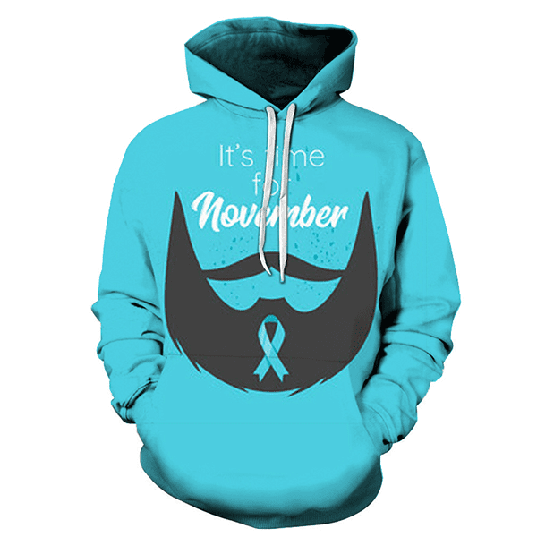 It's Time For Movember Hoodie