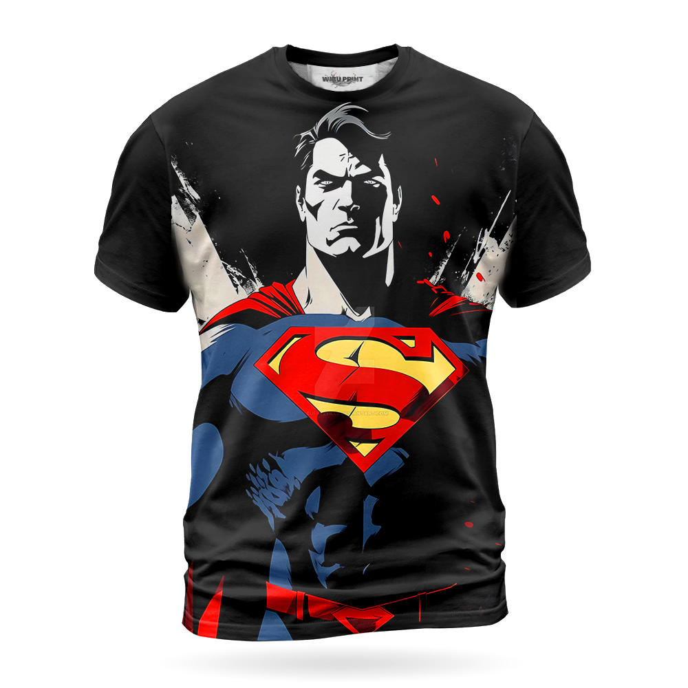 Superman DC Comics Full Over Print Unisex 3D Tshirt