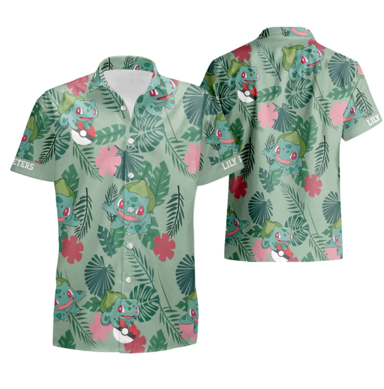 Breakthrough the Fun: Embrace the Tropical Vibes with more than 100 Pokemon Hawaiian Shirts !