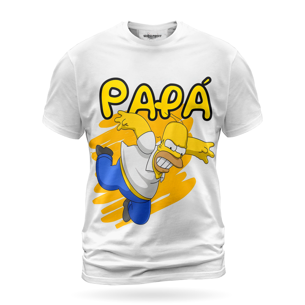 The Simpsons Full Over Print Unisex 3D Tshirt