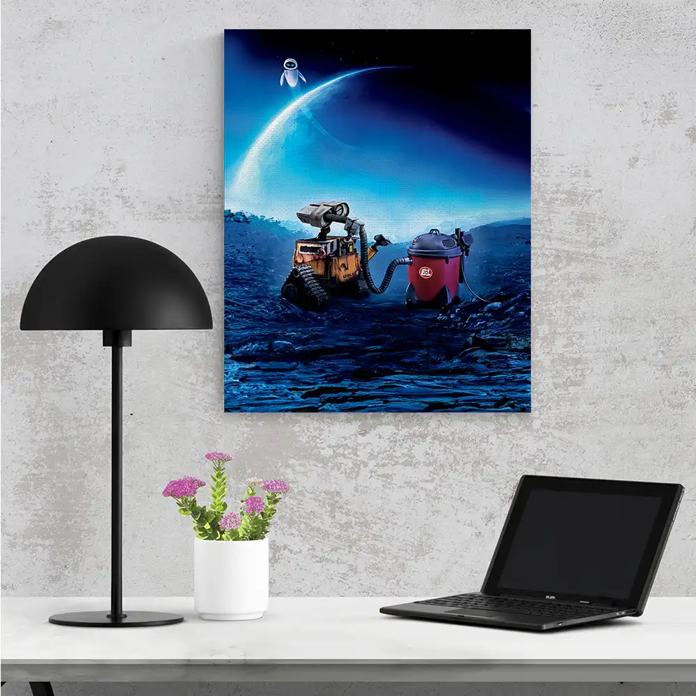 Eve And Wall-e Canvas Prints