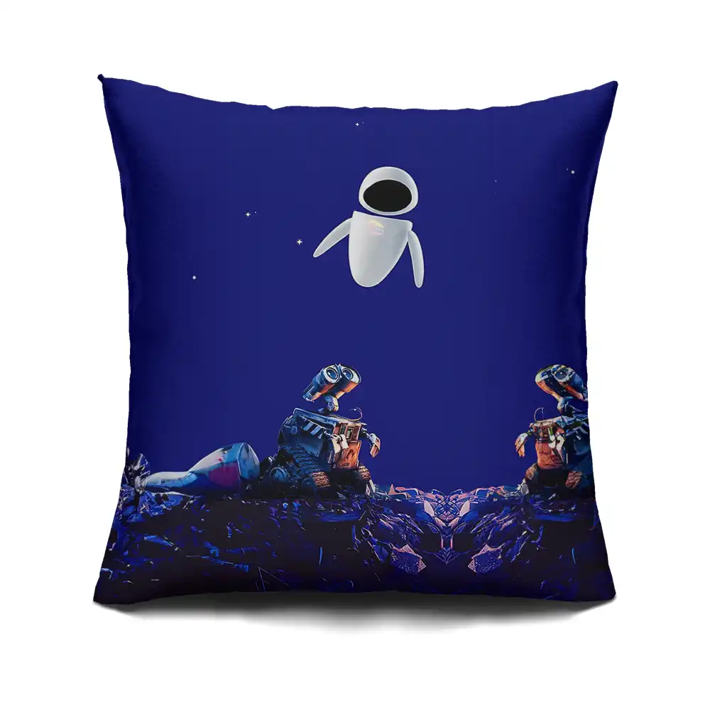 Eve And Wall-e Pillow Case